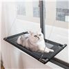 Image 1 : NEW CAT WINDOW PERCH, BLACK MESH, STURDY POLES