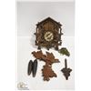 Image 1 : WEST GERMAN BLACK FOREST CUCKOO CLOCK COMPLETE