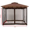 Image 2 : NEW IN BOX MASTER CANOPY 10' X 10' GAZEBO WITH