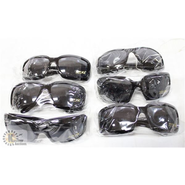 BOX OF 6 SUNGLASSES, VARIOUS STYLES