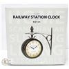Image 1 : RAILWAY WALL HANGING STATION CLOCK