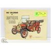 Image 1 : 1967 ANTIQUE CAR CALENDAR UNMARKED
