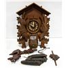 Image 1 : WEST GERMAN BLACK FOREST CUCKOO CLOCK COMPLETE