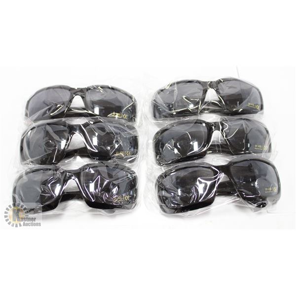 CASE OF 6 REPLICA BLACK FRAMED D&G SUNGLASSES