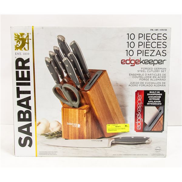 NEW SABATIER 10 PC FORGED GERMAN STEEL