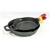 Image 1 : TRAMONTINA 2 PACK CAST IRON SKILLET SET