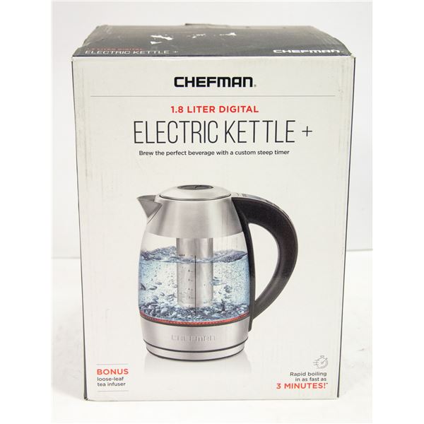 CHEFMAN INFUSER DIGITAL ELECTRIC KETTLE