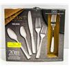 Image 1 : NEW ARGENT ORFEVRES SELENE 20 PC CUTLERY SET
