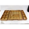Image 1 : SEVILLE CLASSICS BAMBOO DRAWER ORGANIZERS