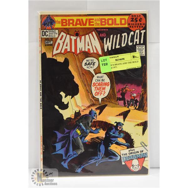 DC COMICS BRAVE AND THE BOLD #97 FROM 1971