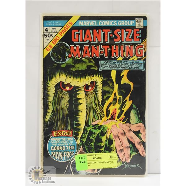GIANT-SIZE MAN-THING MARVEL COMICS #4.