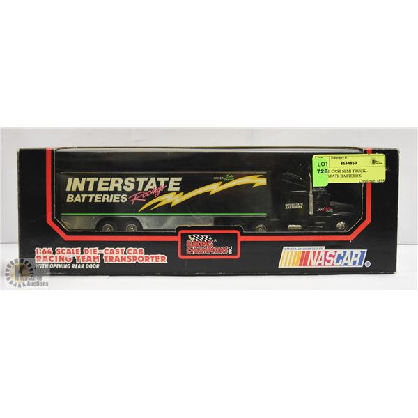 1:64 DIE CAST SEMI TRUCK - INTERSTATE BATTERIES