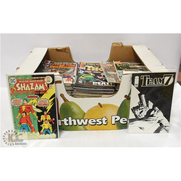 BIG BOX OF COMICS - OVER 200 COMIC BOOKS MARVEL DC