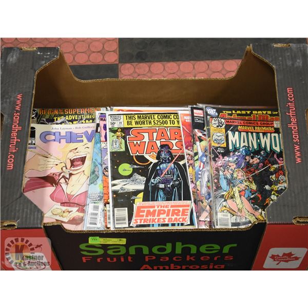 BIG BOX OF COMICS - COMIC BOOKS MARVEL DC MISC