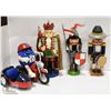 Image 1 : LOT OF 4 COLLECTIBLES 3 NUTCRACKER FIGURES AND