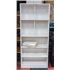Image 1 : WHITE MELAMINE CABINET - 30" X 11" X 68" TALL