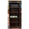 Image 1 : SOLID DARK WOOD HIGH-QUALITY TALL BOOK