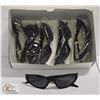 Image 1 : CASE OF 6 BLACK SPORTS STYLE SUNGLASSES