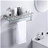 Image 2 : NEW KES BATHROOM S.S. AND GLASS BATHROOM SHELF