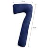 Image 2 : REPACKED ANGQI PREGNANCY BODY PILLOW, BLUE