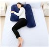 Image 3 : REPACKED ANGQI PREGNANCY BODY PILLOW, BLUE