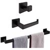 Image 1 : NEW REPACKAGED PHASAT MATTE BLACK BATHROOM FIXTURE