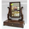 Image 1 : ANTIQUE VANITY MIRROR W/ DRAWER 21.5" X 25"