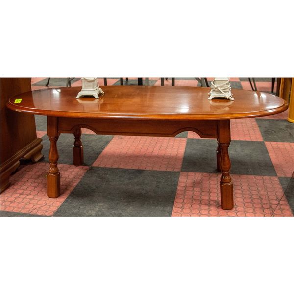 VILAS CANADA WOODEN COFFEE TABLE H-17" W-21" L-50"