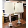 Image 1 : PAIR OF VINTAGE TABLE LAMPS APPROX 32" TALL