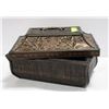 Image 1 : WOOD CARVED STYLE STORAGE BOX