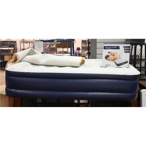 NEW QUEEN SIZE SELF INFLATING AIR MATTRESS