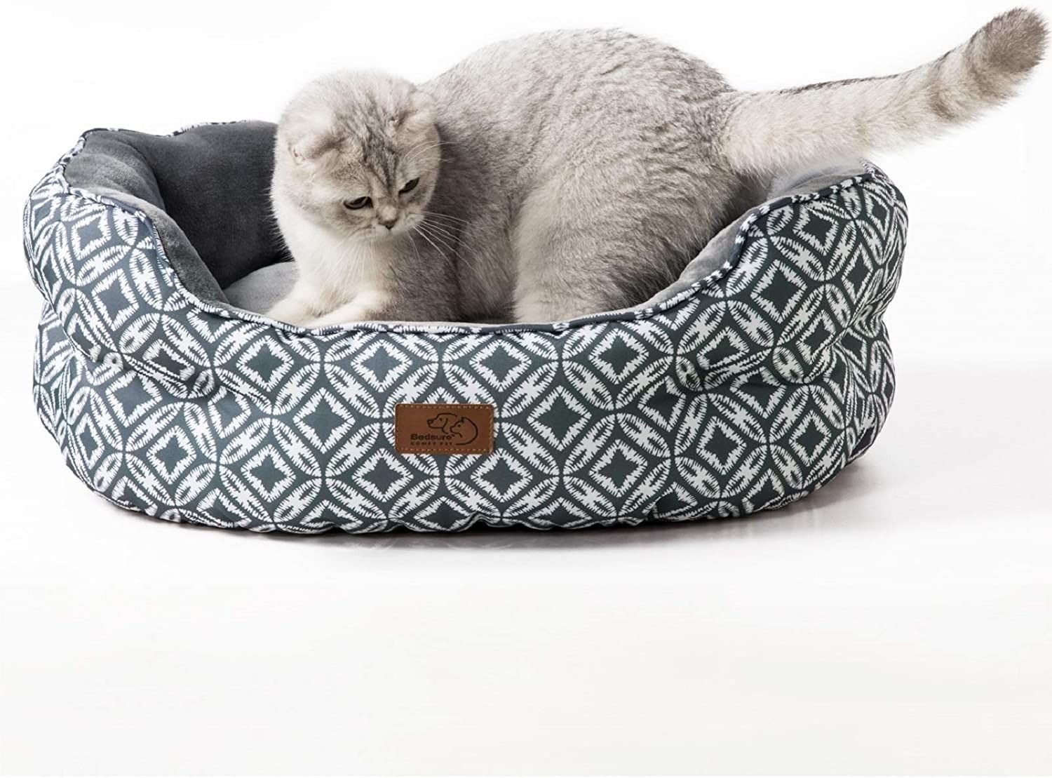 NEW BEDSURE COMFY PET BED WITH REMOVABLE CENTER