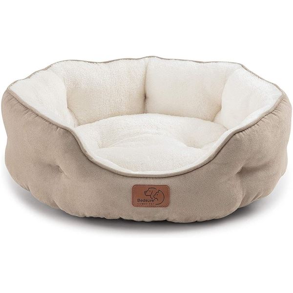 NEW BEDSURE COMFY PET BED WITH REMOVABLE CENTER