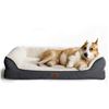 Image 1 : NEW BEDSURE COMFY PET BED, SHERPA TOP, MEMORY FOAM