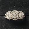 Image 1 : BZ802-8 10K WHITE GOLD DIAMOND 0.5CT RING SIZE 7