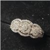 Image 3 : BZ802-8 10K WHITE GOLD DIAMOND 0.5CT RING SIZE 7