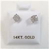 Image 2 : JS212-31 14K WHITE GOLD 0.72CT DIAMOND EARRINGS