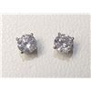 Image 1 : JS212-7 14K WHITE GOLD 0.80CT DIAMOND EARRINGS