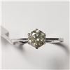 Image 1 : BZ802-14 14K WHITE GOLD 0.70CT DIAMOND RING SIZE 6