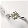 Image 3 : BZ802-14 14K WHITE GOLD 0.70CT DIAMOND RING SIZE 6