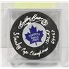 Image 1 : NHL TORONTO MAPLE LEAFS BOBBY BAUN SIGNED HOCKEY