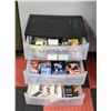 Image 1 : ORGANIZER BIN W/ 3 DRAWERS - FILLED W/ NONSPORT