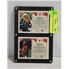 Image 2 : DOUG FLUTIE AND RACHIB ISMAIL 2 CARD LOT