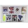 Image 1 : LOT OF 7 VARIOUS HOCKEY JERSEY AND SIGNED CARDS