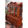 Image 2 : SOLID WOOD CARVED STYLE BUFFET WITH HUTCH