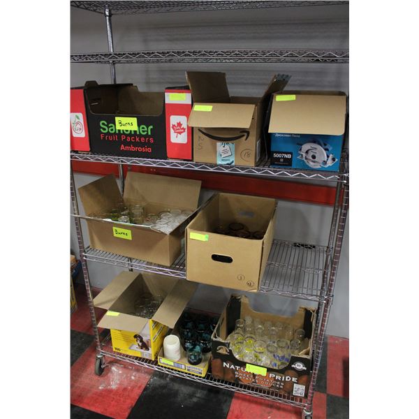 LARGE LOT OF VINTAGE NORTHLANDS DERBY GLASSES