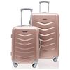 Image 1 : NEW IN WRAP JETSTREAM 2 PIECE ROSE GOLD LUGGAGE