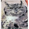 Image 1 : OWL DESIGN MINK BLANKET - QUEEN SIZE