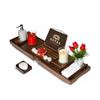 Image 1 : NEW IN WRAP EXTENDABLE BAMBOO BATHTUB CADDY TRAY