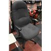 Image 1 : HIGH BACK OFFICE CHAIR, ADJUSTABLE ARMS